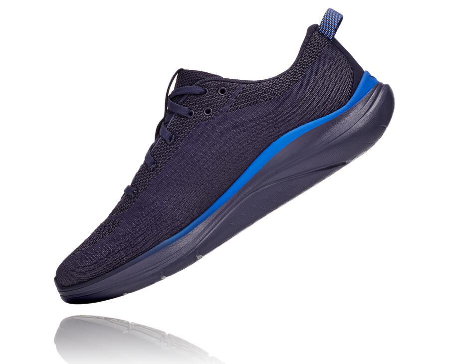 Zapatillas Running Hoka One One Hombre - Hupana Flow - Azul Marino - QIS072936